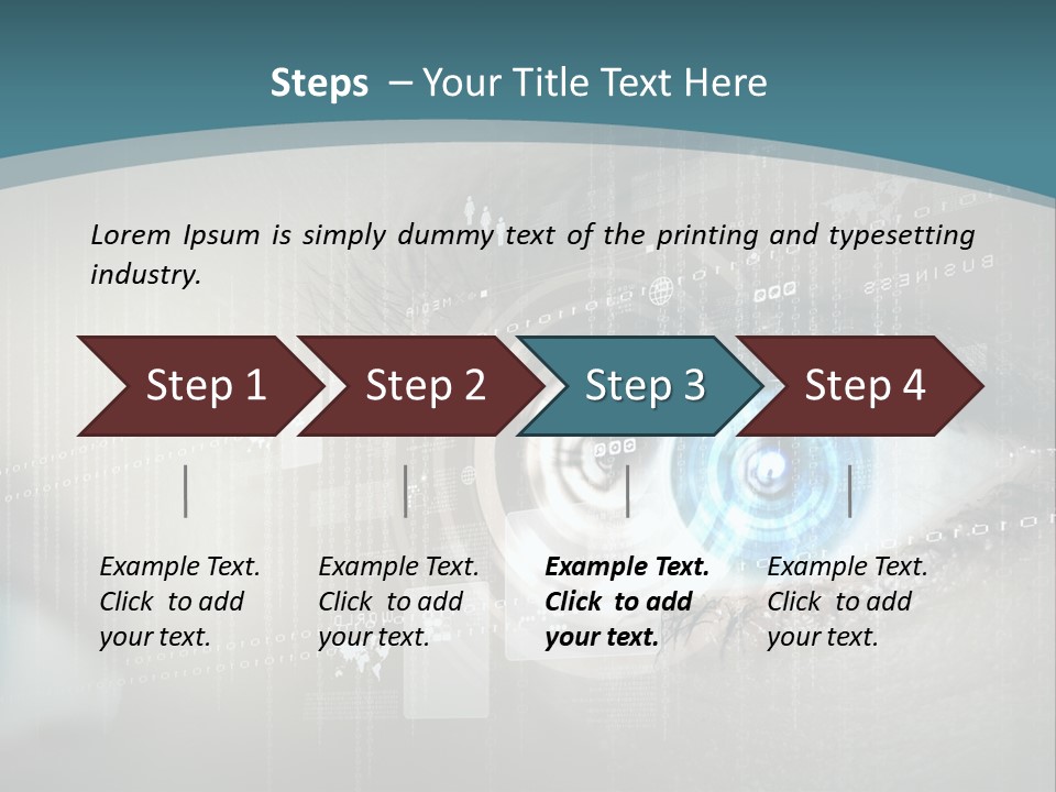 Focus Abstract Cyber PowerPoint Template