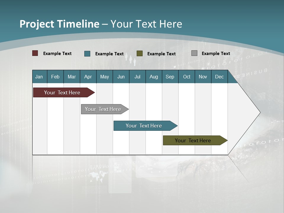 Focus Abstract Cyber PowerPoint Template