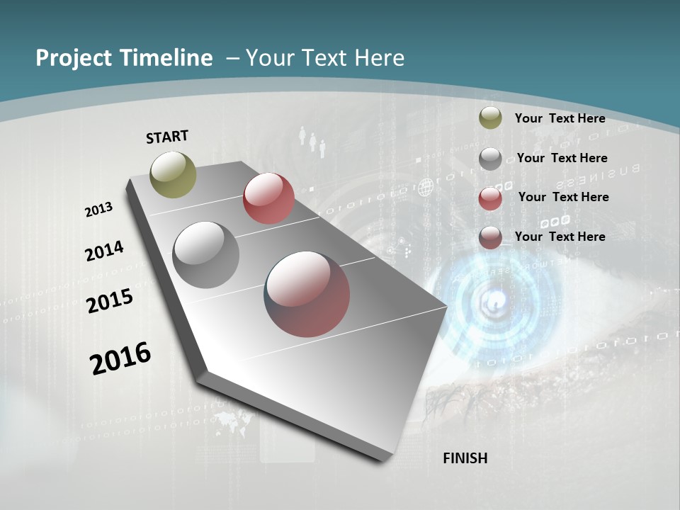 Focus Abstract Cyber PowerPoint Template