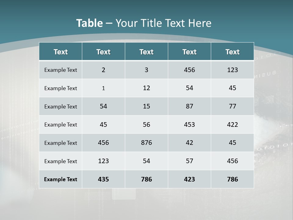 Focus Abstract Cyber PowerPoint Template