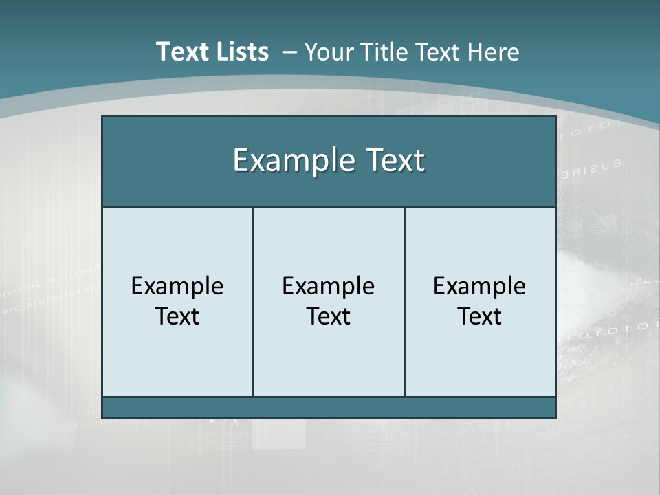 Focus Abstract Cyber PowerPoint Template
