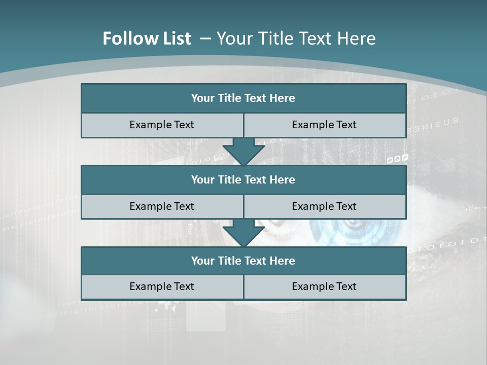 Focus Abstract Cyber PowerPoint Template