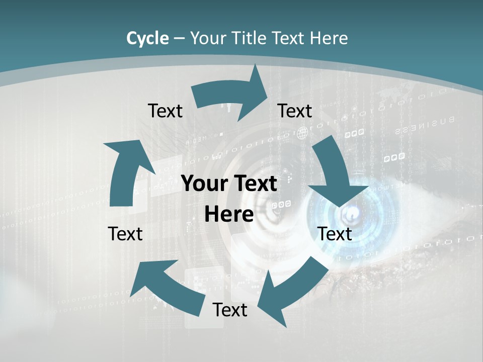 Focus Abstract Cyber PowerPoint Template