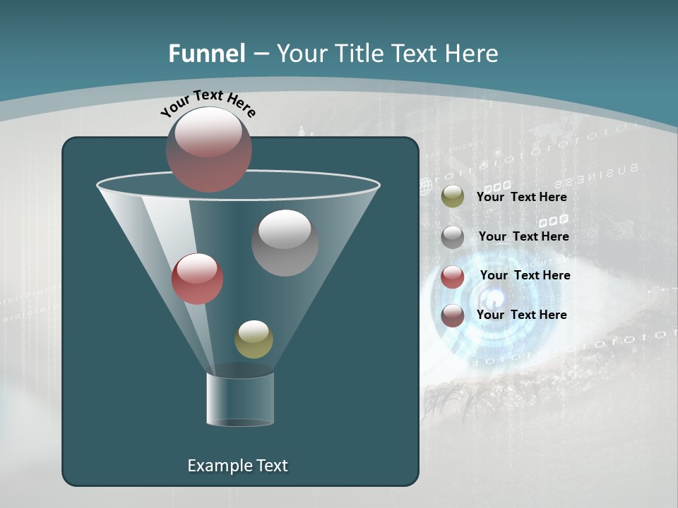 Focus Abstract Cyber PowerPoint Template