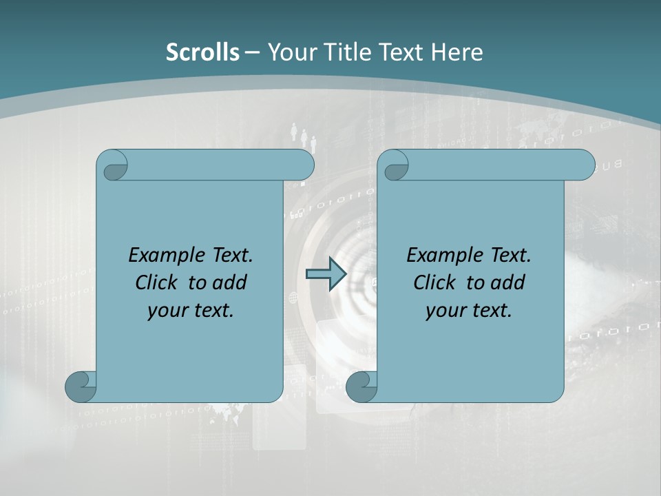 Focus Abstract Cyber PowerPoint Template