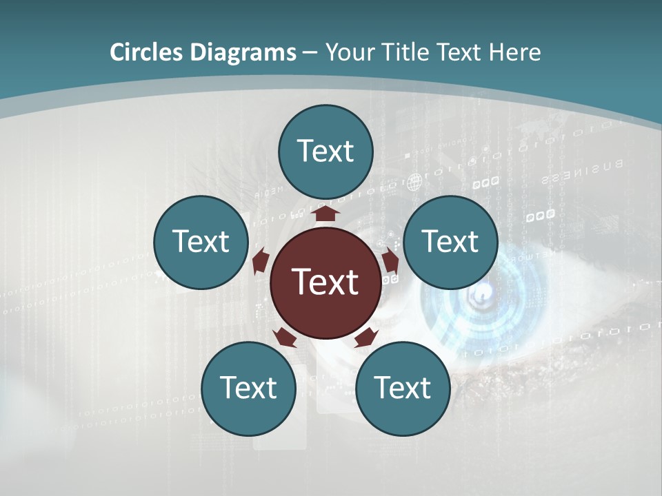 Focus Abstract Cyber PowerPoint Template