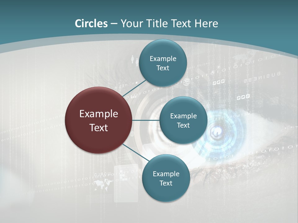 Focus Abstract Cyber PowerPoint Template
