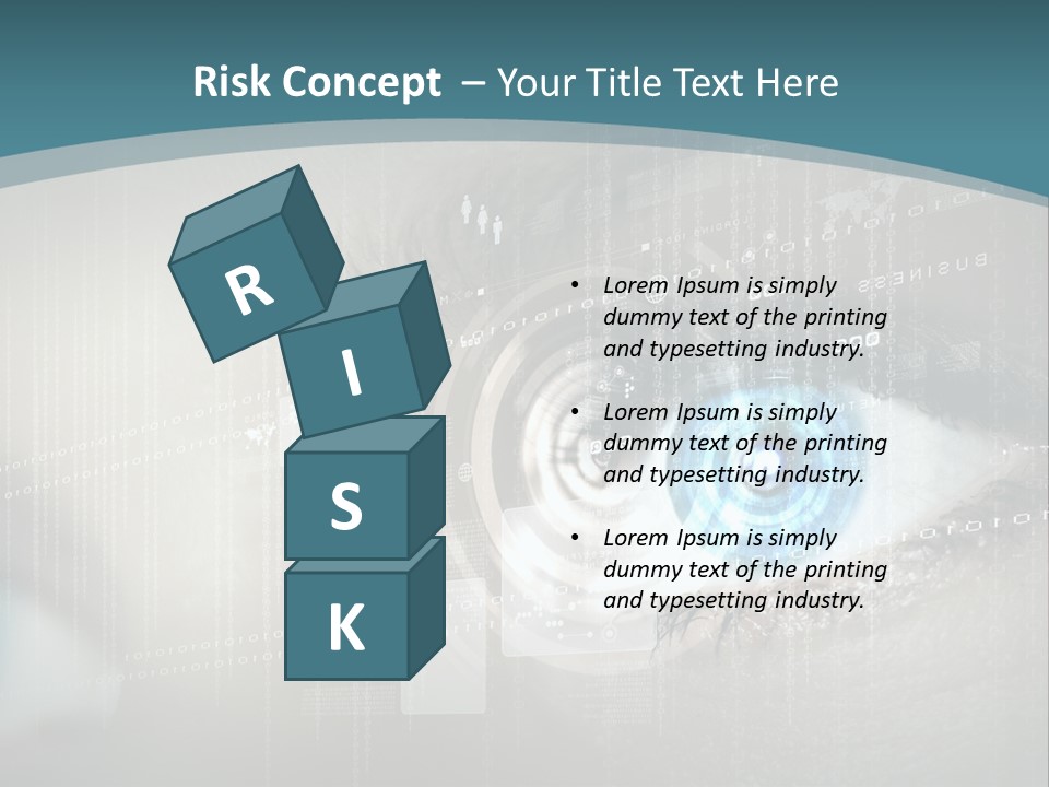 Focus Abstract Cyber PowerPoint Template