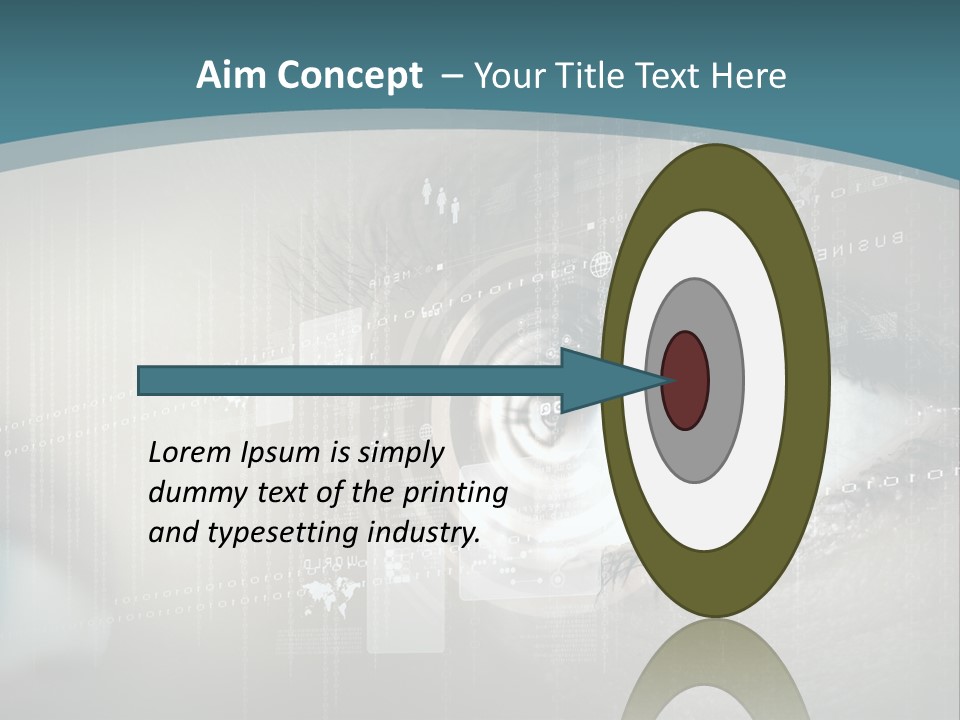 Focus Abstract Cyber PowerPoint Template