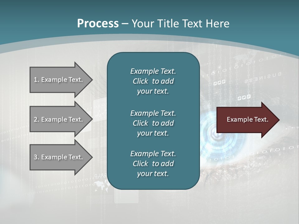 Focus Abstract Cyber PowerPoint Template