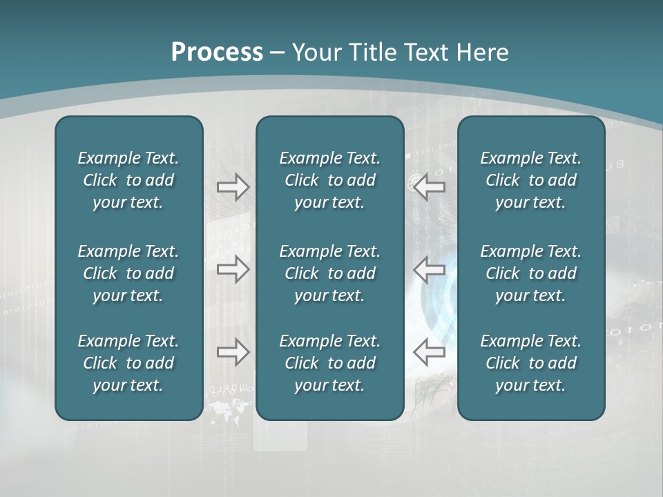 Focus Abstract Cyber PowerPoint Template