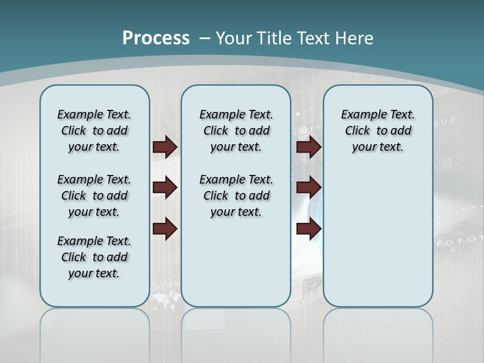 Focus Abstract Cyber PowerPoint Template