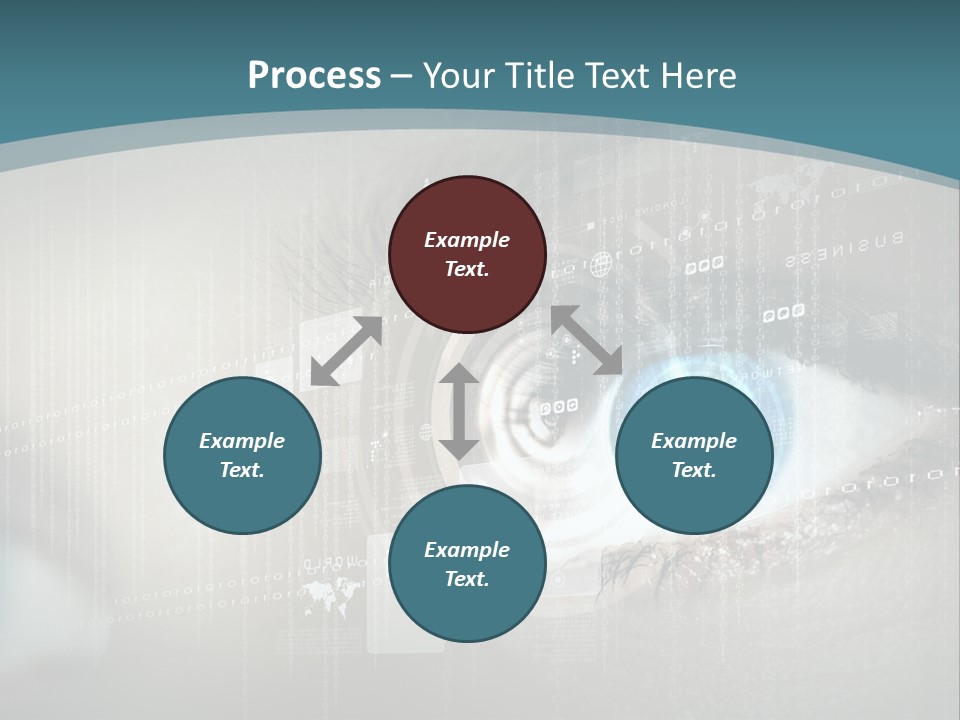 Focus Abstract Cyber PowerPoint Template