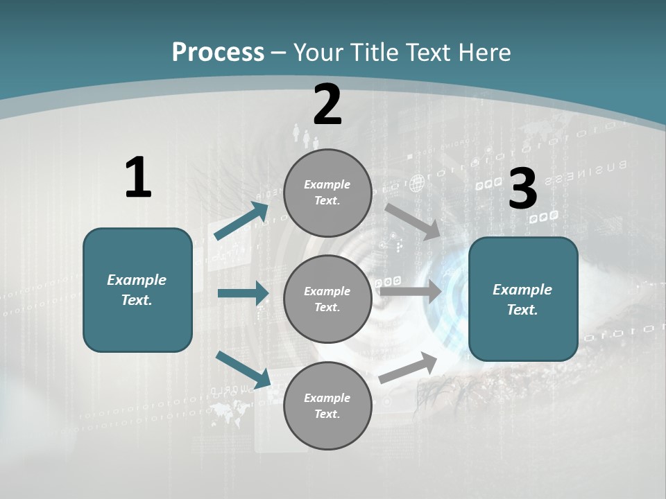 Focus Abstract Cyber PowerPoint Template