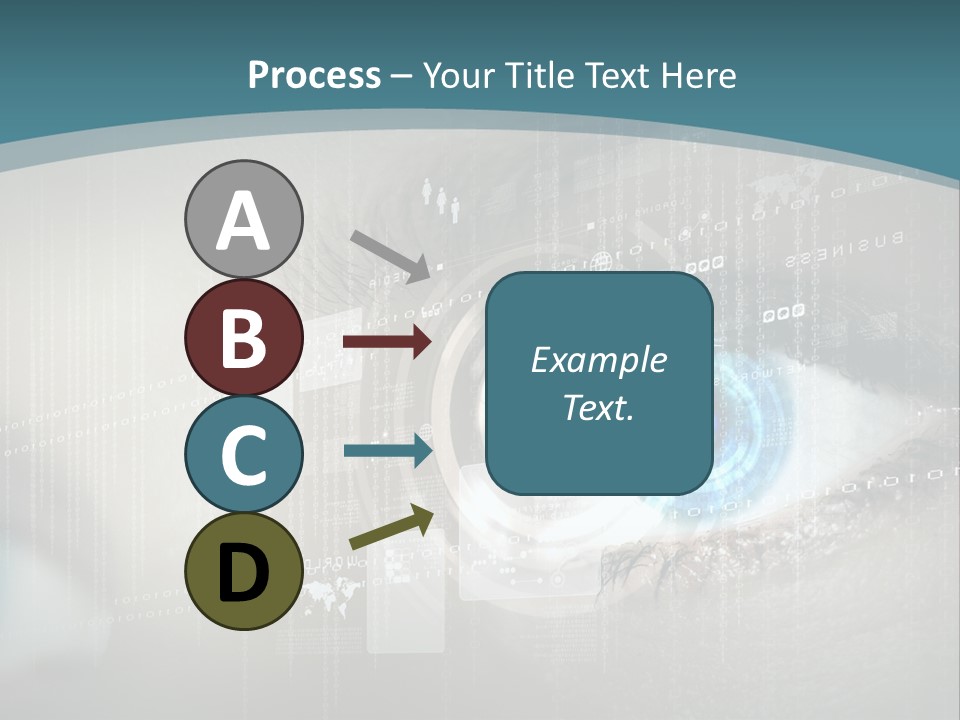 Focus Abstract Cyber PowerPoint Template