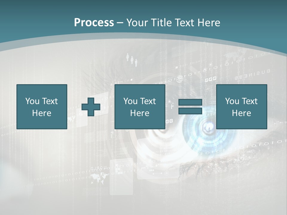 Focus Abstract Cyber PowerPoint Template