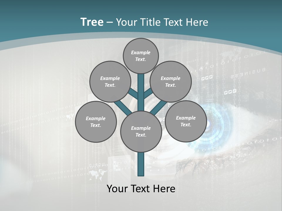 Focus Abstract Cyber PowerPoint Template