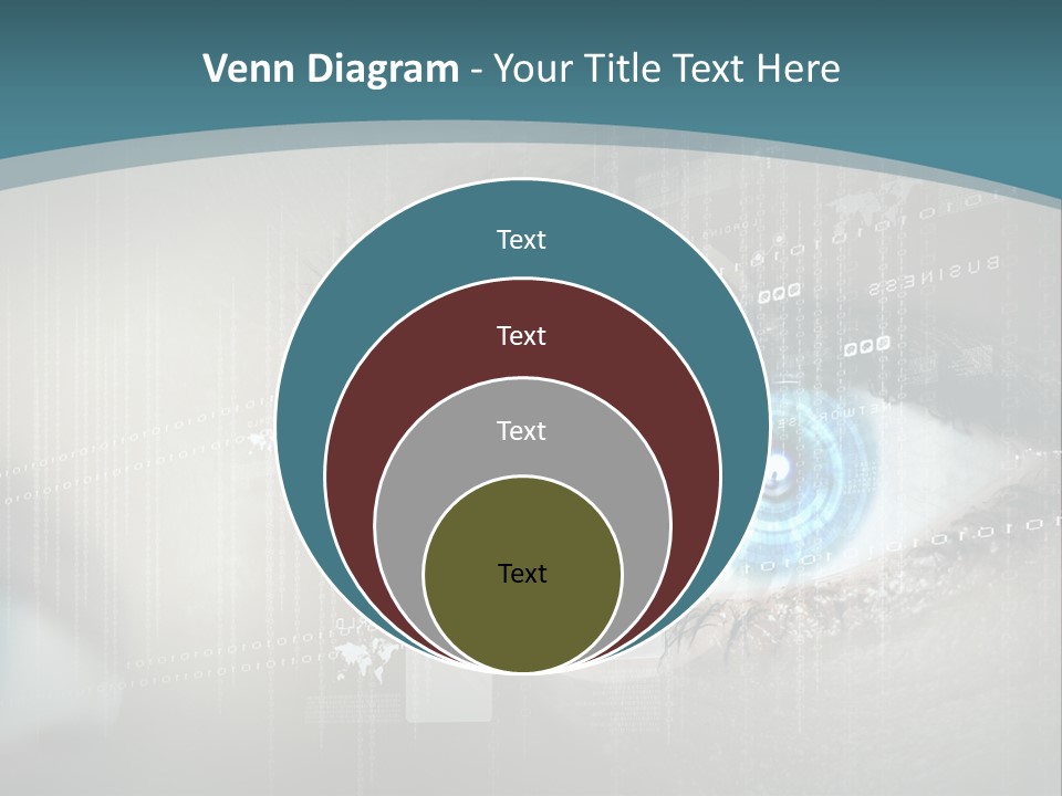 Focus Abstract Cyber PowerPoint Template