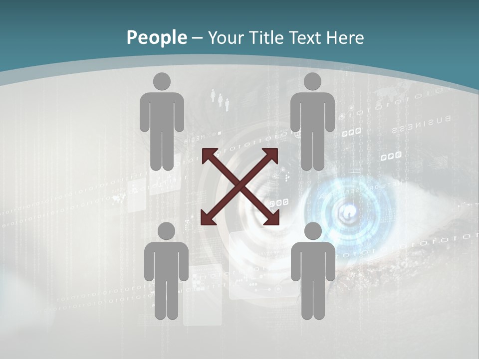 Focus Abstract Cyber PowerPoint Template