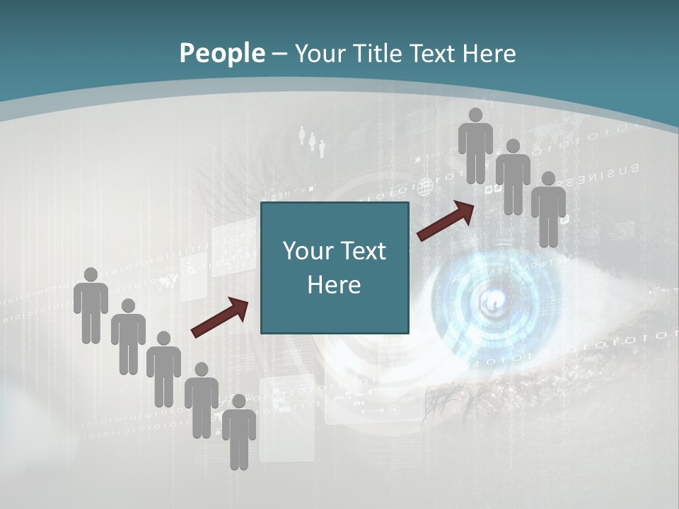 Focus Abstract Cyber PowerPoint Template