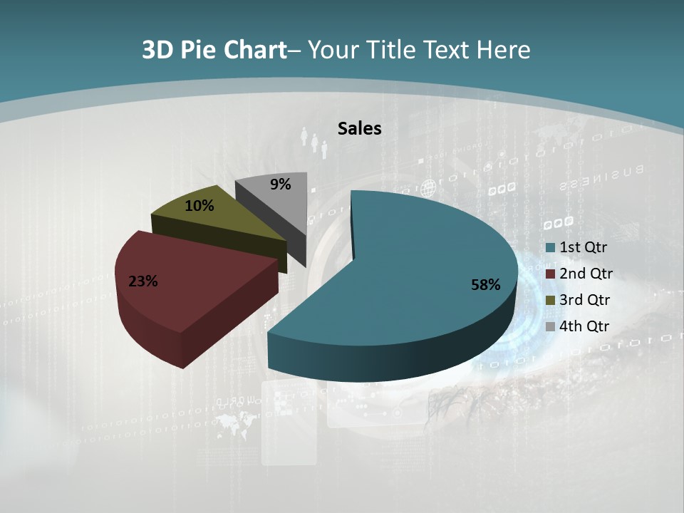 Focus Abstract Cyber PowerPoint Template