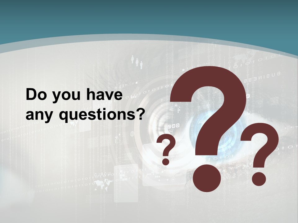 Focus Abstract Cyber PowerPoint Template