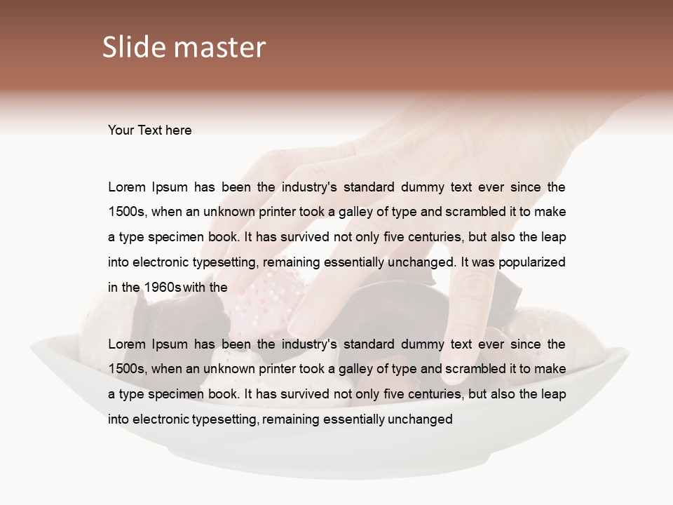 Christmas Season Pastry PowerPoint Template