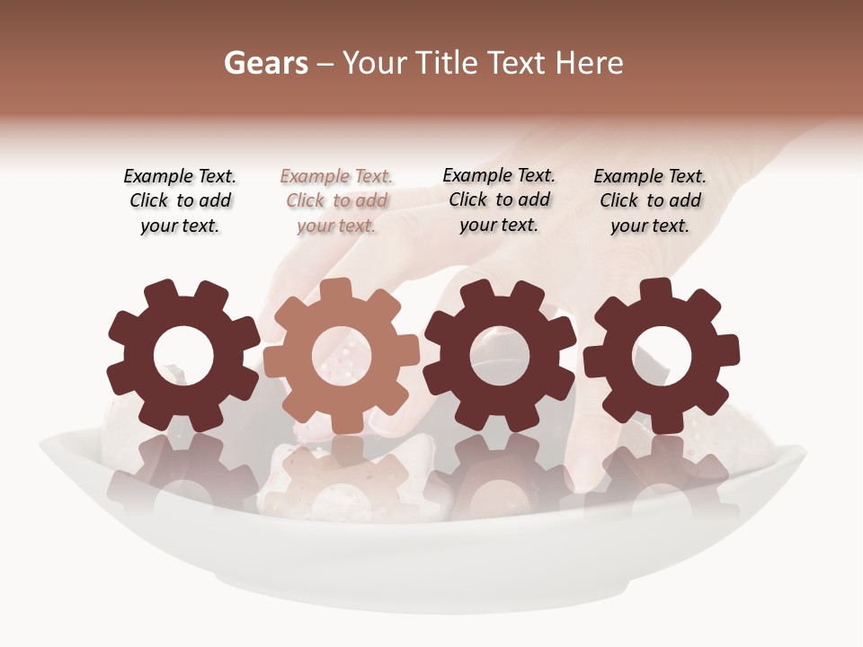 Christmas Season Pastry PowerPoint Template