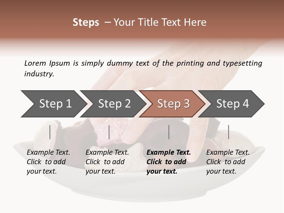 Christmas Season Pastry PowerPoint Template