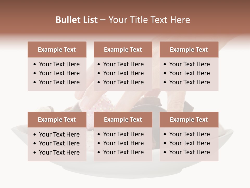 Christmas Season Pastry PowerPoint Template