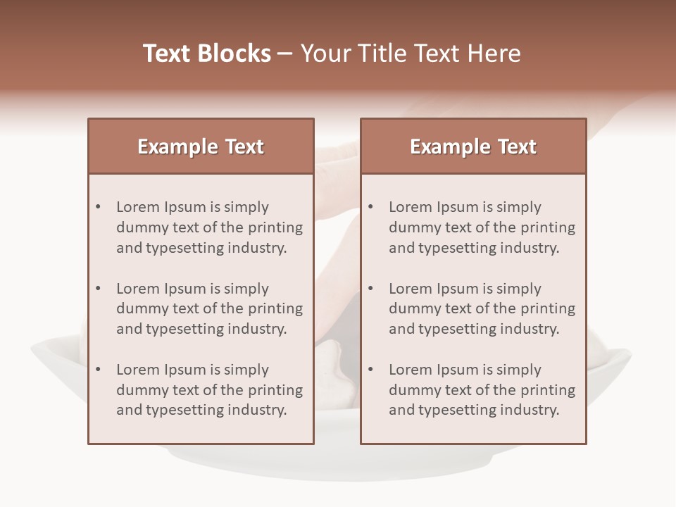 Christmas Season Pastry PowerPoint Template