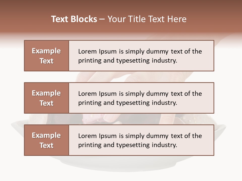 Christmas Season Pastry PowerPoint Template
