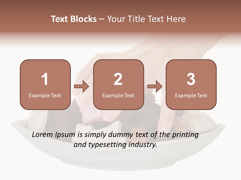 Christmas Season Pastry PowerPoint Template