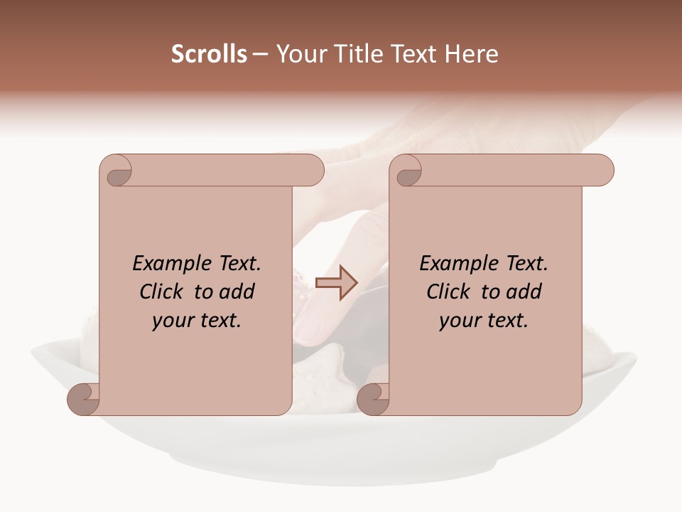 Christmas Season Pastry PowerPoint Template