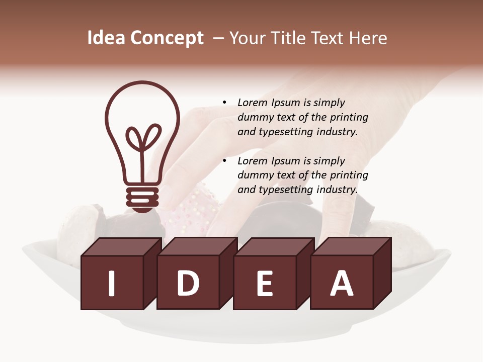 Christmas Season Pastry PowerPoint Template