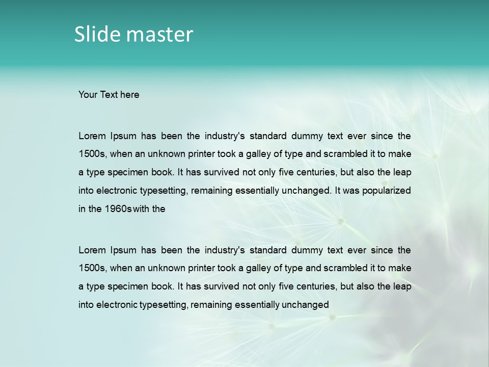 Selective Focus Head Outdoor PowerPoint Template