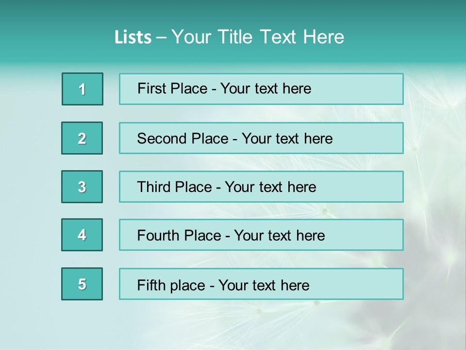 Selective Focus Head Outdoor PowerPoint Template