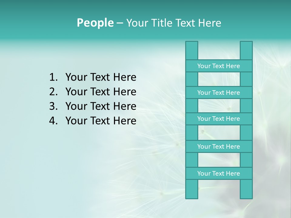 Selective Focus Head Outdoor PowerPoint Template