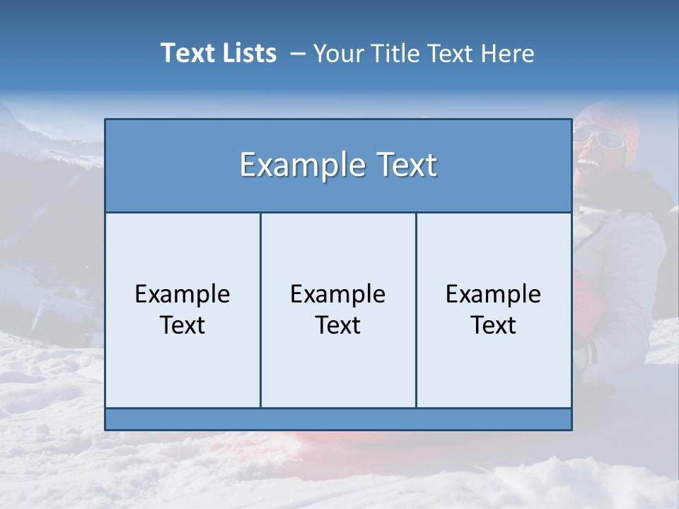 Hotel Freeze Winter PowerPoint Template