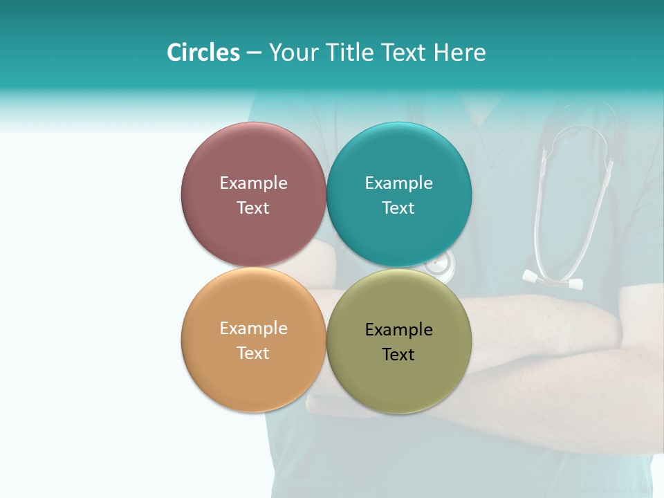 Confident Laugh Green PowerPoint Template