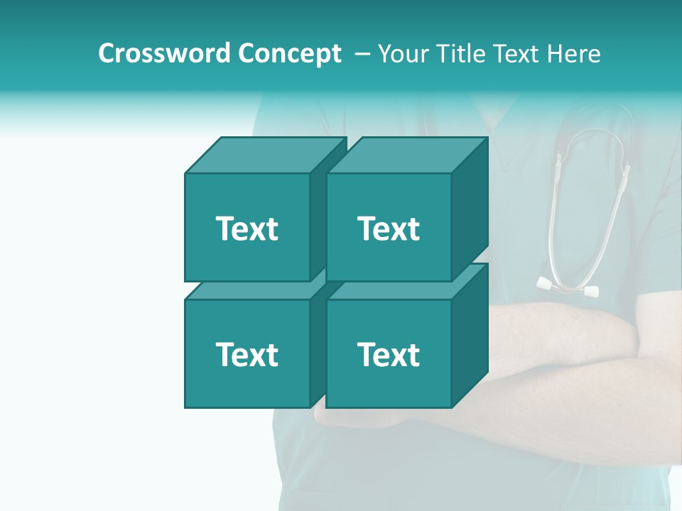 Confident Laugh Green PowerPoint Template