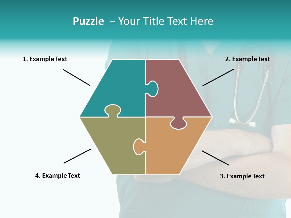 Confident Laugh Green PowerPoint Template