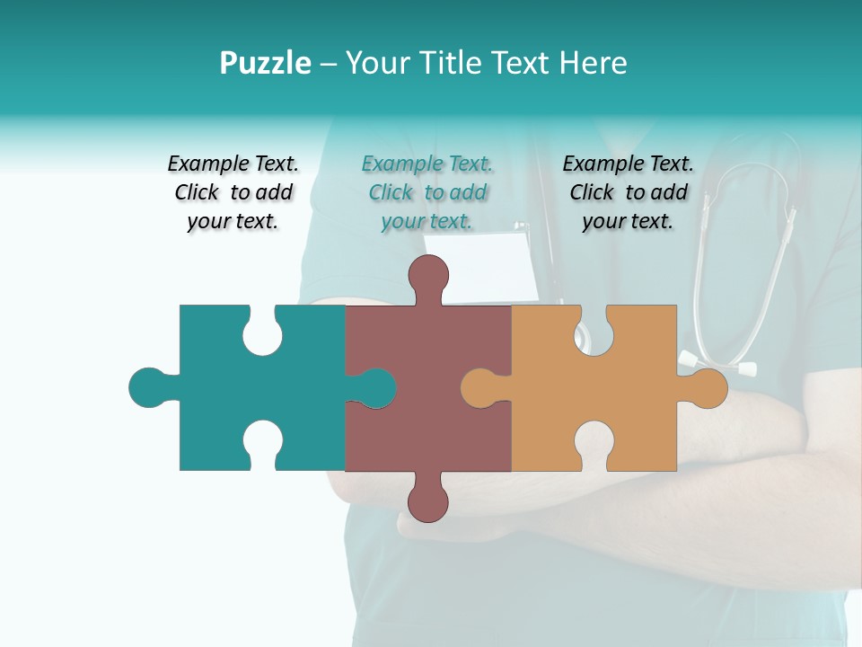 Confident Laugh Green PowerPoint Template