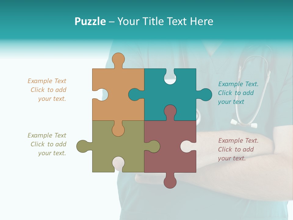 Confident Laugh Green PowerPoint Template