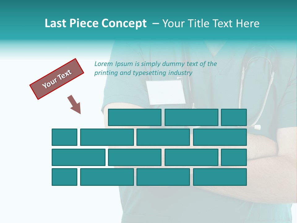 Confident Laugh Green PowerPoint Template