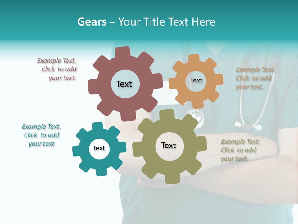 Confident Laugh Green PowerPoint Template