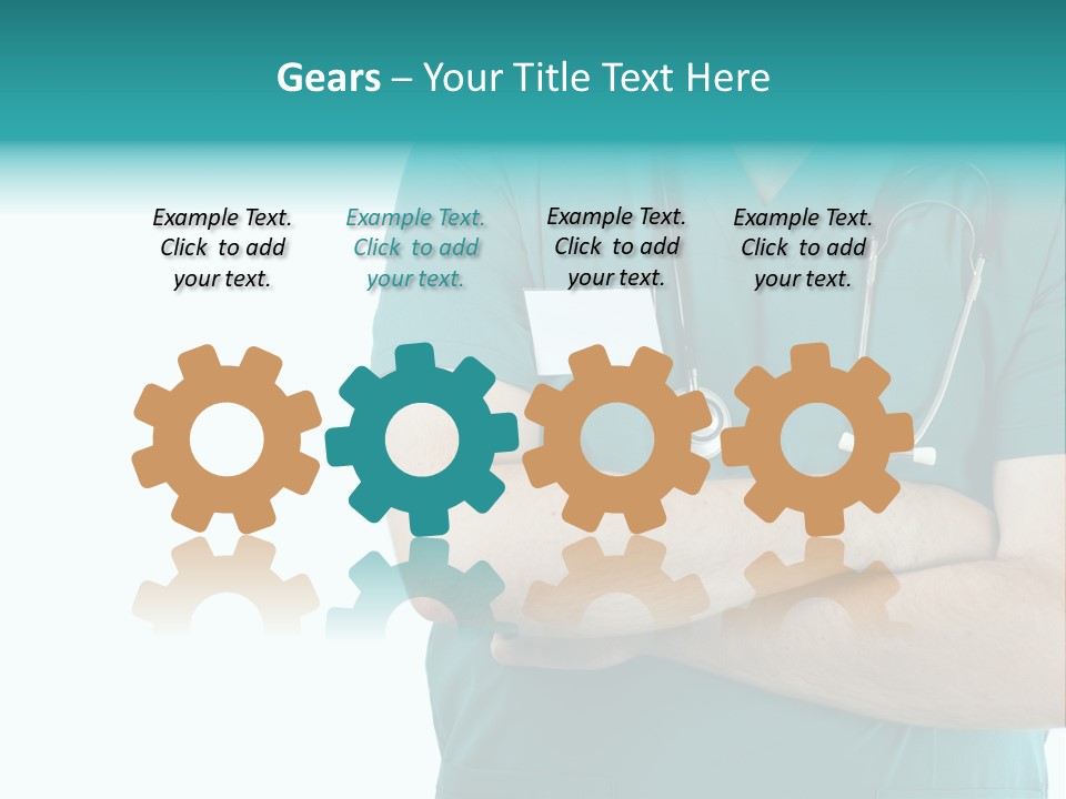 Confident Laugh Green PowerPoint Template