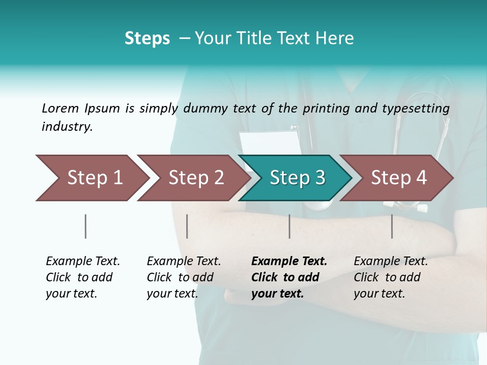 Confident Laugh Green PowerPoint Template
