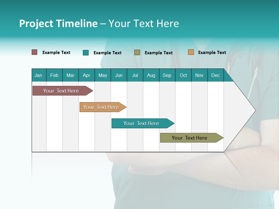 Confident Laugh Green PowerPoint Template