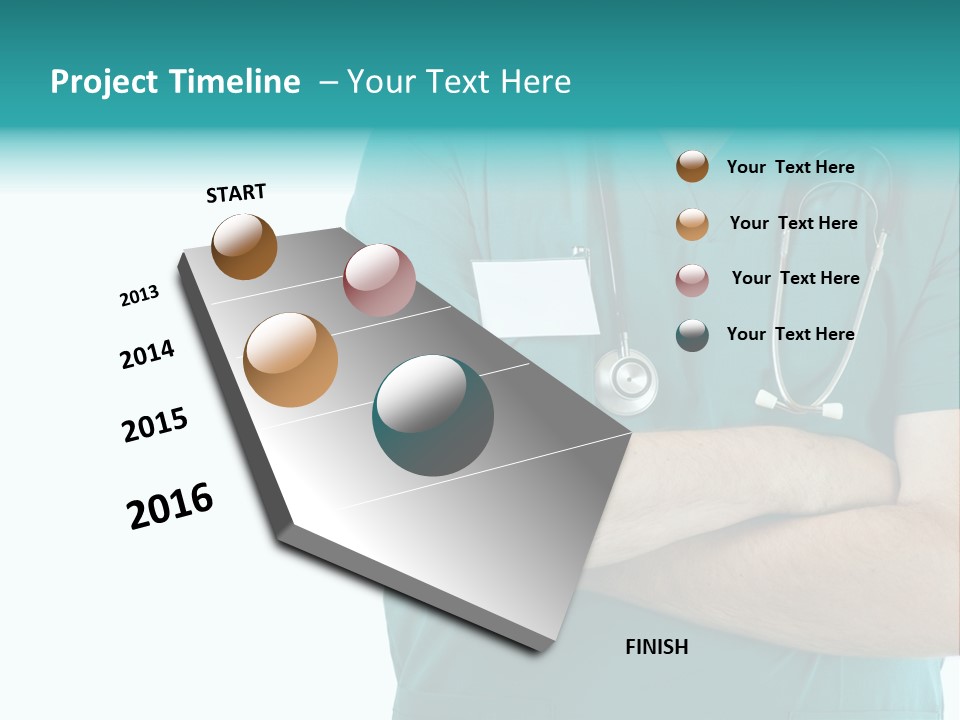 Confident Laugh Green PowerPoint Template
